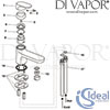 Ideal Standard Moments Bath Filler Spare Parts
